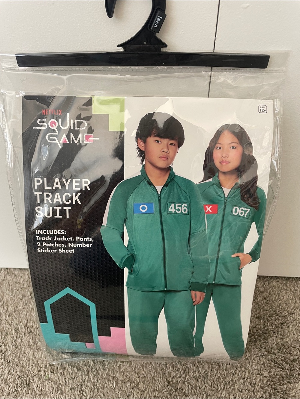 Squid Games Track Suit Costume -Teen Size